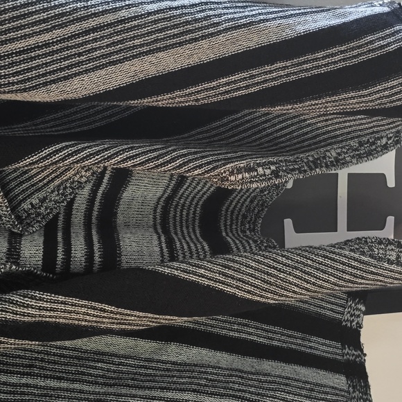 Faded Glory~Stripe Waterfall Cardi~Sz XL~NWT - Picture 8 of 8